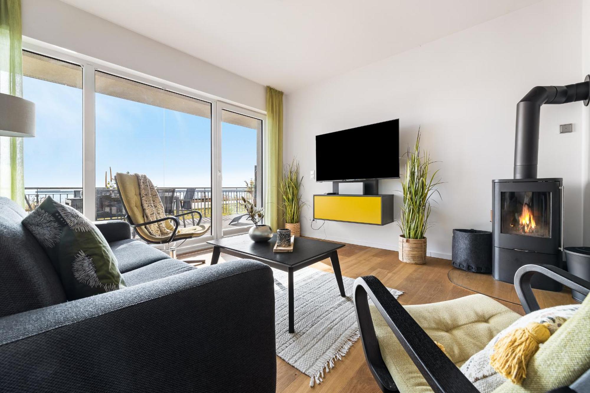 Ocean Vibes- Eg, Ostseeblick, Terrasse, Kamin Olpenitz Zewnętrze zdjęcie